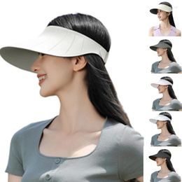 Berets UV Protections Sunshades Sun Visors Hat Suitable For Sports And Travel Adjustable Travelling Camping Hiking