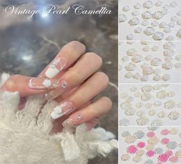 30pcsbag Nail Art Glitter Flower Shapes Mix size Sequins Acrylic Tips Shinny Nails Art Accessories Decorations6417839