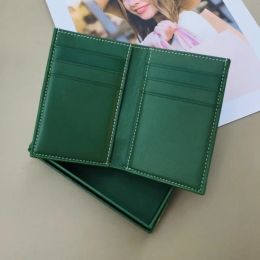Halter klassische Männer Frauen BiFold Credit Luxury Kartenhalter Fashion Mini Desinger Bank Karteninhaber kleine Brieftaschen schlanke Brieftaschen Wtih Box