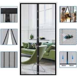 Treatments 8 Sizes Basic Magnetic Mosquito Net Summer Anti Bug Fly Door Curtains Mesh Automatic Closing Door Screen Kitchen Sticker Curtain Towel