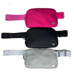 Everywhere Belt Waist Bag Sport Running Fannypack Crossbody Bag for Women Travel (Black)