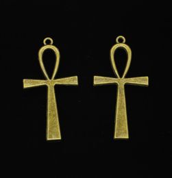 29pcs Zinc Alloy Charms Antique Bronze Plated egyptian ankh life symbol Charms for Jewellery Making DIY Handmade Pendants 52*28mm4602181