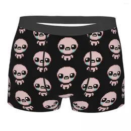 Underpants The Binding Of Isaac Pixel Underwear Male Sexy Print Custom Boxer Briefs Shorts Panties Soft