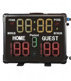 GANXINLED Portable Sport Electronic Scoreboard Multifunctional Big Digital Scoreboard for Many Kinds of Sports2578713