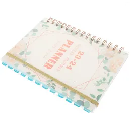 Agenda Book Portable Academic Planner Office Memo Pad Convenient Organizer Supply Notebook Accessory Supplies Notebooks