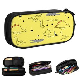 Dinosaur Crocodile Animal Cartoon Cute Pencil Cases Pen Bag Girls Boys Large Storage School Supplies Gift Pouch