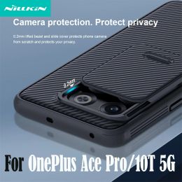 Cases For OnePlus 10T Case NILLKIN CamShield Pro Slide Camera Cover Lens Protection For One Plus 10T 5G Back Cover For OnePlus Ace Pro