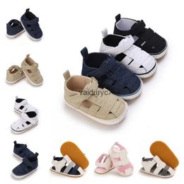 First Walkers Fashion Summer Baby Girls Boys Sandals Newborn Infant Shoes Casual Rubber Bottom Non-Slip Breathable Pre Walker H240506