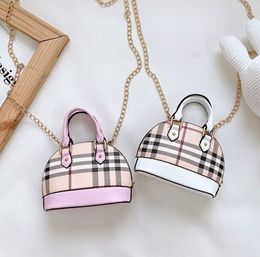 Baby chain shell bags mini kids coin purse fashion children crossbody princess handbag