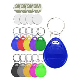 Card 100pcs/lot T5577 Em4305 Rfid 125khz Key Keyfobs Copy Rewritable Writable Rewrite Duplicate Proximity Id Token Ring Blank Access