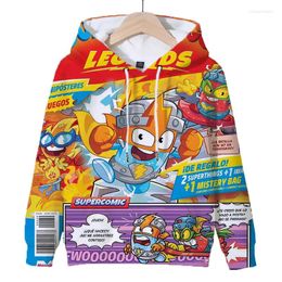 Men's Hoodies SuperThings Legends Children 3D Print Sweatshirt Long Sleeve Harajuku Pullover Kids Clothes Boys Casual Hooded Tracksuit