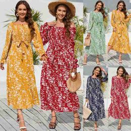 Basic Casual Dresses woman Dress Autumn/Winter New Women's Dress Slim Fit Style Flare Long Sleeve Bra Dress Sexy Plus Size Long skirt