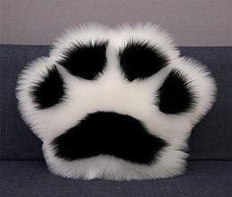 Creative Panda Paw Shape Cushion Seat Pad Home Car Bed Sofa Throw Pillow With Filling Cute Cat Paw Cushions Bedroom Tatami Decor 24190747