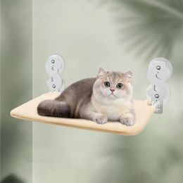 Houses Cat Hammock Pet Hammock Window Home Bed Suction Cup Folding Balcony Bed Hanging Glass Basket For Small Medium Cat Pet Supplies