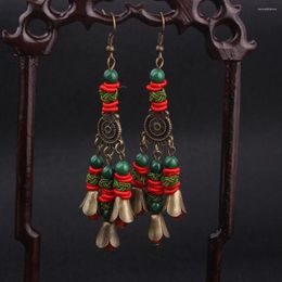 Dangle Earrings Vintage HanBig Star Handmade Chinese Wind Traditional Stone Vinatge Original Ethnic Jewellery