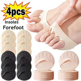 Women Socks 2/4PCS Five Toes Forefoot Pads For High Heels Half Honeycomb Breathable Shoe Cushion Moisture Wicking