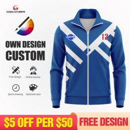 Sets/Suits Custom High Quality Sublimation Design Your Own Football Tracksuits Oversized Full Zip Polyester Soccer Tracksuits For Mens