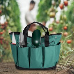 Storage Bags Garden Tool Bag Multifunctional Portable Wall Hanging Oxford Gardening Organizer Handheld Pockets For Outdoor Indoor