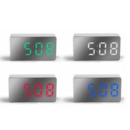 Desk Table Clocks Mirror Car Alarm Clock Home Furnishings Electronic Watch Table Digital Bedroom Decoration And Accessories Smart Hour Led
