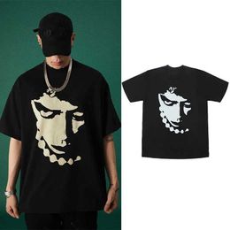 Men's T-Shirts 2021 Hiphop Cotton T Shirt Men vintage ROCK BAND Streetwear Harajuku Tops summer print J240506