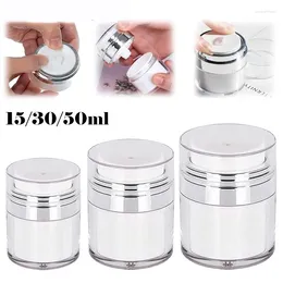 Storage Bottles 15/30/50ML Acrylic Vacuum Cream Lotions Cosmetic Dispenser Bottle Gels Empty Pump Jar Container Makeup Tool