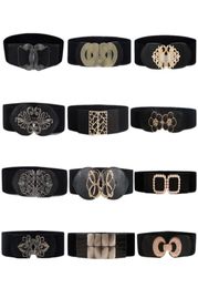 Belts Fashion Women Wide Waist Elastic Stretch Belt Cinch Waistband Cummerband Plus Size Girls Seal BeltsBelts4967292