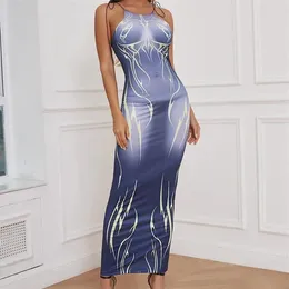 Beach Dress Ladies 2024 Cover Up Summer Women Strap Print Slim Fit Spandex Bikini Pareos Covered For Beaches Bather Swimsuit