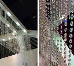 1M Crystal Clear Bead Strands for Garland Chandelier Gift Craft Birthday Wedding Party table Centrepieces Decoration DIY4927331