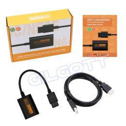 Cables HDTV HDMI Converter for Nintendo 64 N64 SNES SFC Gamecube NGC Accepts AV and SV Svideo Input 1080P Output