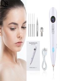 Skin Tag Remover Warts Eliminator Lcd Plasma Pen Papillomas Electric Tattoo Removal Freckle Dark Spot Mole Cauterizer Kit 2202284027060