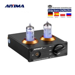 Amplifiers AIYIMA Tube T3 HiFi Pre Amplifier Audio Board Vacuum Tube 6J2 Phono Preamp Phonograph Preamplifier DIY Power Sound Amplifiers