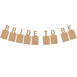 Banner Flags 1Set Bride To Be Photo Banner Garland Flags for Bachelorette Hen Party Wedding Bridal Shower Engagement Decoration Supplies