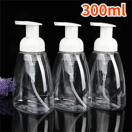 Bottles 300ml 1pcs Plastic Bottle Foam Pump Bottle Cleaning Flask Hand Soap Shampoo Dispenser Travel Dispenser Transparent Bottle