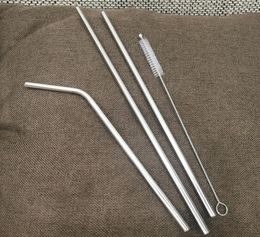 Diffrient size of Stainless Steel Straw Reusable Drinking Straws Metal Straw Cleaning Brush Bar Drinking Tools Barware A102822267