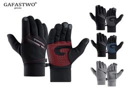 Warm Mens Winter Waterproof Ski Gloves Women Fashion NoSlip Riding Outdoor Sports Zipper Pocket Ladies Gloves Touch Screen Y200111486728