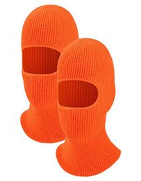 Ski Mask Whole Knitted Beanie Face Cover Winter Balaclava a Hole Full Plain for Outdoor Sports Hat L7GM1051008