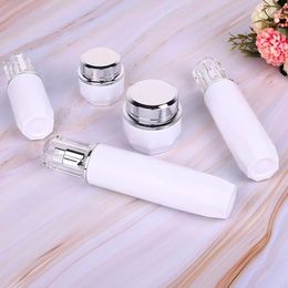 Storage Bottles YUXI Glass Set Bottle Essence Emulsion Cream Skin Care Products Travel Bottling.