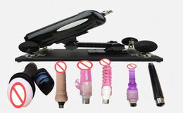 2017 New Automatic Retractable Sex Machine Gun Love Gun with Vagina Cup and Anal Dildo Sex Machine with attachments2862350