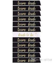 Pack of 12 Bachelorette Sashes Includes 1 Bride to Be sash and 11 Team Bride Sashes Hen Party Wedding Decorations Party Favours 6014471