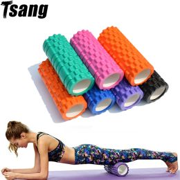 Yoga 26/33cm Yoga Column Foam Fitness Pilates Back Muscle Massage Roller Gym Home Myofascial Release The Grid Body Relaxation