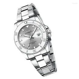 Wristwatches European And American Fashionable Women's Watches With Rotating Ceramic Bezels Quartz