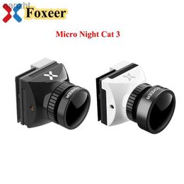 Drones Foxer Night Cat 3 Mini FPV Camera with Low Delay and Low Noise 1200TVL 0.00001Lux FPV Camera 2.1mm PAL/NTSC for RC Racing Drones WX