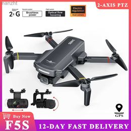 Drones Professional drone with 4K camera 2-axis universal joint drone RC four helicopter G dual positioning aerial photography aircraft WX