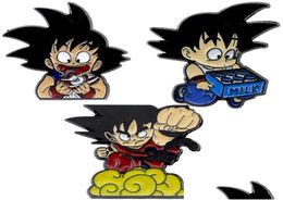 Pins Brooches One Piece Gear Fourth MonkeyLuffy Metal Enamel Lapel Badge Brooch Pin 3 Colors Drop Delivery Jewelry Dh8051554338