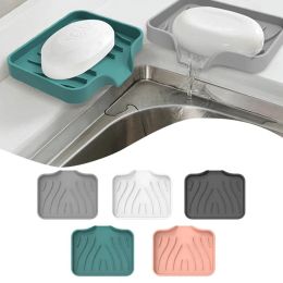 Dishes Soap Drain Pad Faucet Absorbent Mat Silicon Kitchen Sink Splash Guard Drain Pad Water Splash Catcher Mats Countertop Protector