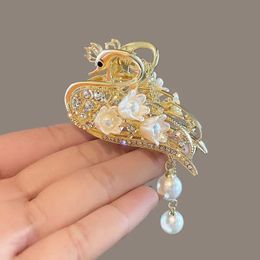 Other VANIKA Summer new rhinestone n hair clip ladies elegant small fringe ponytail clip female fashion headdress hair accessories