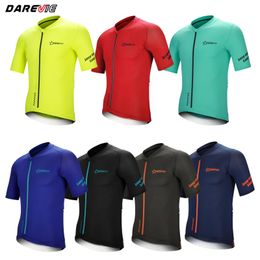 Darevie Bicycle Jersey Womens 2024 Pro Mens Bicycle Maillot Breathable Mens Bicycle Clothing Reflective Mens Bicycle Shirt 240425