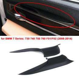 Sets Car Interior Door Handles Cover for F01 F02 7 Series Front Left Right Inner Doors Panel Handle Trim 51419115501 51429151211 Curtain