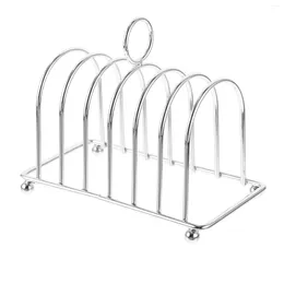 Kitchen Storage Bread Rack Countertop Toast Stand Tabletop Metal Supply Holder Cooling