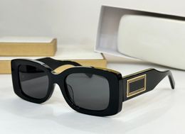 Black Rectangular Sunglasses 4377 Designer Women Sunglasses Eyewear Summer Shades Sunnies Lunettes de Soleil UV400 Eyewear